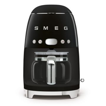 Aparat de cafea negru cu filtru 50's Retro Style - SMEG