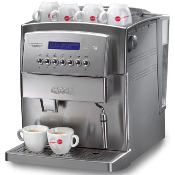 Espressor automat Gaggia Titanium, 1250 W, 2.3 L, 15 bar, Argintiu Espressor automat Gaggia Titanium, 1250 W, 2.3 L, 15 bar, Argintiu