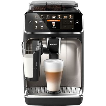 Espressor automat Philips LatteGo Seria 5400 EP5447/90 1.8l 1500W 15 bar negru/argintiu