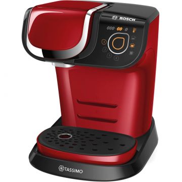 Espressor Bosch Tassimo My Way TAS6003, 1500 W, 1.3 L, 3.3 bar, Rosu