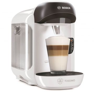 Espressor Bosch Tassimo Vivy TAS 1254, 1300 W, 0.7 L, 3.3 bar, Alb