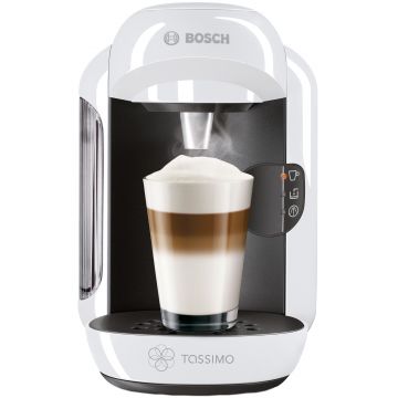 Espressor Bosch Tassimo Vivy TAS1204, 1300 W, 0.7 L, 3.3 bar, Alb