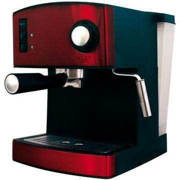 Espressor cafea ADLER AD 4404r, 850W, 1.6l, 15 bar (Rosu-Negru) Espressor cafea ADLER AD 4404r, 850W, 1.6l, 15 bar (Rosu-Negru)