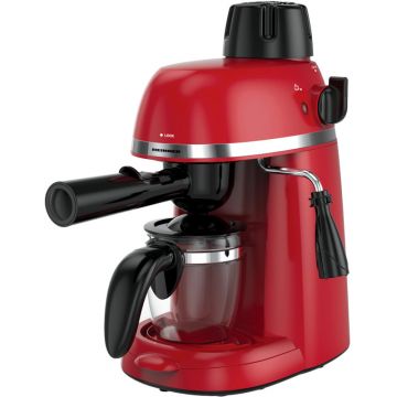 Espressor de cafea Heinner Kopy 350RD HEM-350RD, 800W, 3.5bar, 0.24L, Rosu