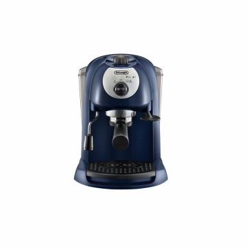 Espressor manual De'Longhi EC191CD, 1100 W, 15 bari, 1 l, Sistem Crema Disco, Dark Blue