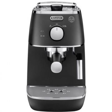Espressor manual DeLonghi Distinta ECI341.BK, 1100 W, 1 L, 15 bar, Negru
