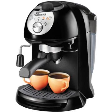 Espressor manual DeLonghi EC 201CD, 1100 W, 1 L, 15 bar, Negru