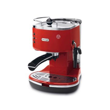 Espressor manual DeLonghi ECO310.R ICONA, 1050 W, 1.4 L, 15 bar, Rosu