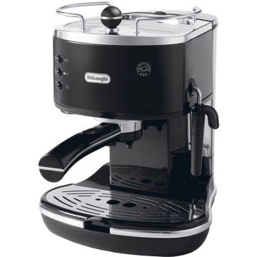 Espressor manual DeLonghi  Icona ECO311.BK, 1100 W, 1.4 L, 15 bar, Negru