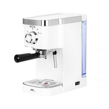 Espressor manual ECG ESP 20301 Alb, 1450 W,1.25 L, dispozitiv spumare, 20 bar