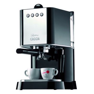 Espressor manual Gaggia New Baby, 1300 W, 1.6 L, 15 bar, Negru Espressor manual Gaggia New Baby, 1300 W, 1.6 L, 15 bar, Negru