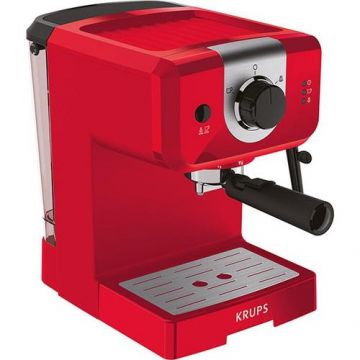 Espressor manual KRUPS Pump XP320530, 1.5l, 15 bar, sistem Cappuccino, Rosu Espressor manual KRUPS Pump XP320530, 1.5l, 15 bar, sistem Cappuccino, Rosu
