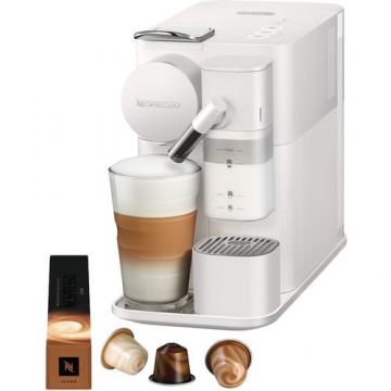 Espressor Nespresso by De’Longhi Lattissima One Evolution EN510.W, 19 bari, 1450 W, 1 l, Alb + 14 capsule cadou
