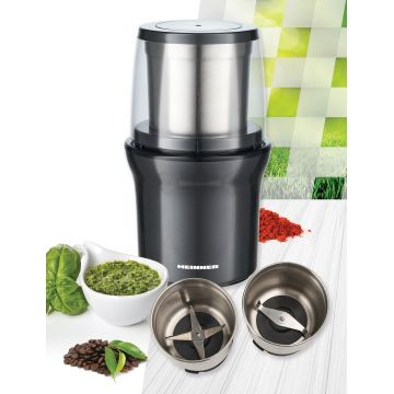 Rasnita electrica, Heinner, 200 W, gri sidefat