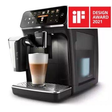 Espressor automat Philips LatteGo EP5441/50, 1500 W, 15 bar, Filtru AquaClean, 12 bauturi, Rasnita ceramica, Negru