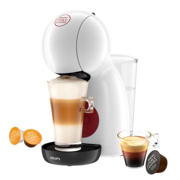 Espressor cu capsule KRUPS NESCAFE Dolce Gusto Piccolo XS KP1A3110, 1600 W, 0.8 l, 15 bar, Functie Eco, Rosu/Alb