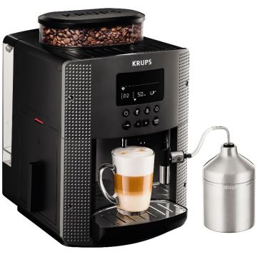 Espressor de cafea Krups Espresseria EA816B, 1450W, 15bar, 1.7L, Gri