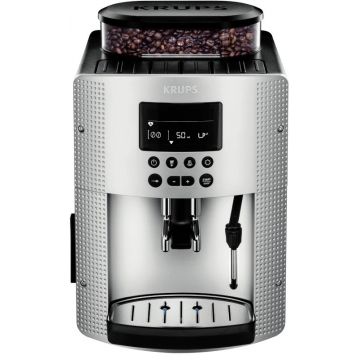 Espressor de cafea Krups Espresseria Essential EA815E70, 1450W, 15bar, 1.7L, Argintiu