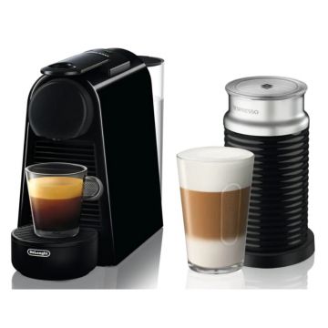 Espressor de cafea Nespresso by De'Longhi Essenza Mini Black, 19 bar, 1260W, 0.6L, Negru