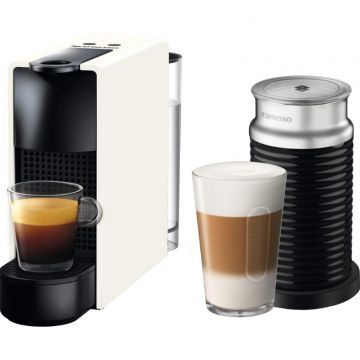 Espressor de cafea Nespresso by Krups Essenza Mini White, 1100 W, 19 bar, 0.6 L, Alb/Negru