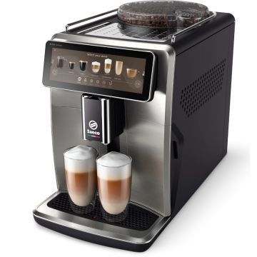 Espressor de cafea Philips automat Saeco Xelsis Suprema SM8885/00, 1500W, 15bar, 1.7L, Negru/Inox