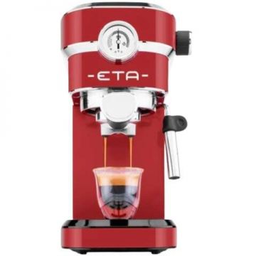 Espressor Manual ETA618190030 1350W 20bar 750ml Rosu Espressor Manual ETA618190030 1350W 20bar 750ml Rosu