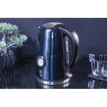 Ceainic electric cu termometru Berlinger Haus, Aquamarine, 1.7 L, inox, blue