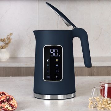 Ceainic electric digital Berlinger Haus, Deep Sea, 1.7 L, plastic/inox, albastru mat