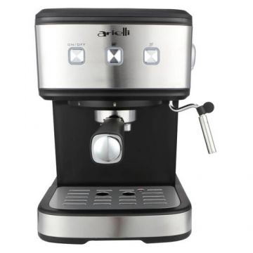 Espressor Arielli KM-490BS, Putere 1100 W, Capacitate 1.25 l (Negru/Inox)