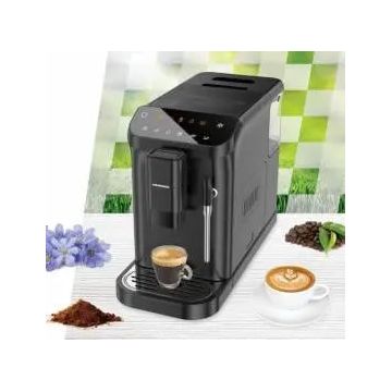 Espressor automat Heinner Buongiorno HEMA-D20DBK – 1350 W, 20 bar, râșniță, spumator manual, display touch, negru