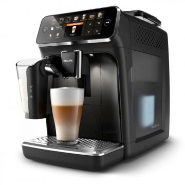 Espressor automat Philips LatteGo EP5441 50, 1500 W, 15 bar, Filtru AquaClean, 12 bauturi, Rasnita ceramica, Negru