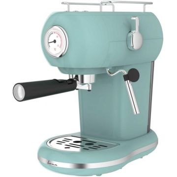 Espressor de cafea Fram manual FEM-D15RGR, 1100W, 15bar, 1.2L, Verde