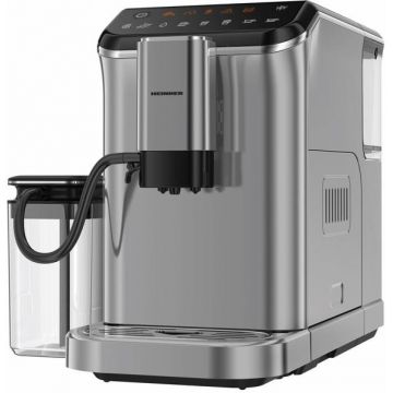 Espressor de cafea Heinner automat Genesis HEMA-D20DGREY, 1350W, 20bar, 1.5L, Gri