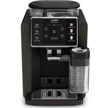 Espressor de cafea Krups automat Sensation Milk M50 EA912910, 1450W, 1.7L, Negru