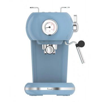 Espressor Manual Fram FEM-D15RBL, 1100 W, Rezervor 1.2 L, 15 Bar Albastru