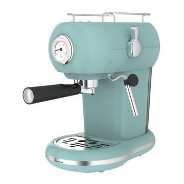 Espressor manual Fram FEM-D15RGR, 1100 W, Rezervor 1.2 l, 15 bar (Verde)