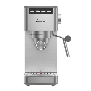 Espressor Manual Fram FEM-D15SS, 1350 W, Rezervor 1.2 L, Sistem de Spumare, 15 Bar, Inox Argintiu