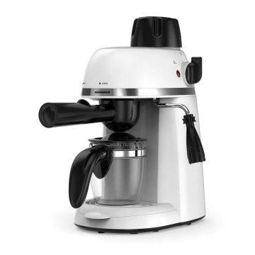 Espressor manual Heinner Kopy 350WH HEM-350WH – 3.5 bar, 240 ml, filtru inox, alb