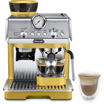 Espressor Manual La Specialista Arte EC9155.YE 1.7L 15Bar Extractie la Rece Rasnita Reglabila 1400W Galben