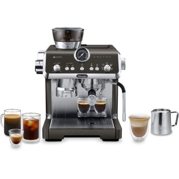 Espressor Manual La Specialista Opera EC9555.BK 2L 19Bar Extractie la Rece Rasnita Reglabila 1550W Negru