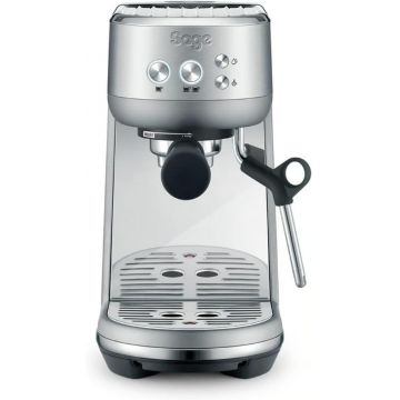 Espressor manual Sage the Bambino® SES450BSS4EEU1, 1600 W, Rezervor 1.4 l, 15 bar, Duza spumare lapte, Portafiltru 54mm (Inox)