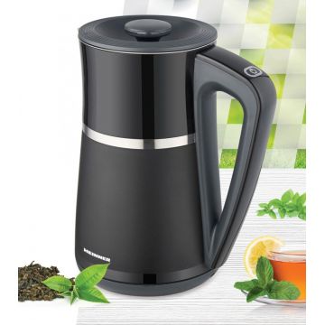 Fierbator electric Heinner, 1850-2200W, 1.7L, negru