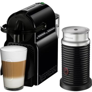Pachet Espressor Capsule Inissia + Aparat Pentru Spuma De Lapte Aeroccino 3 EN80.BAE 1.7L 1260W 19Bar Negru-Argintiu