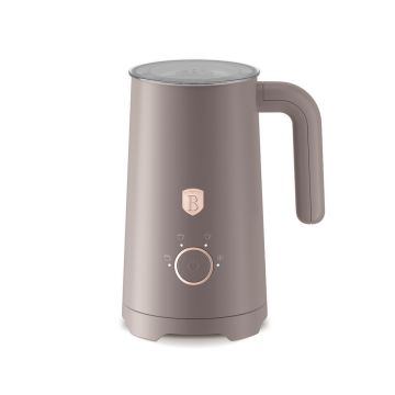 Spumator de lapte 4 in 1 Berlinger Haus, Taupe, 400W, inox/plastic, taupe mat
